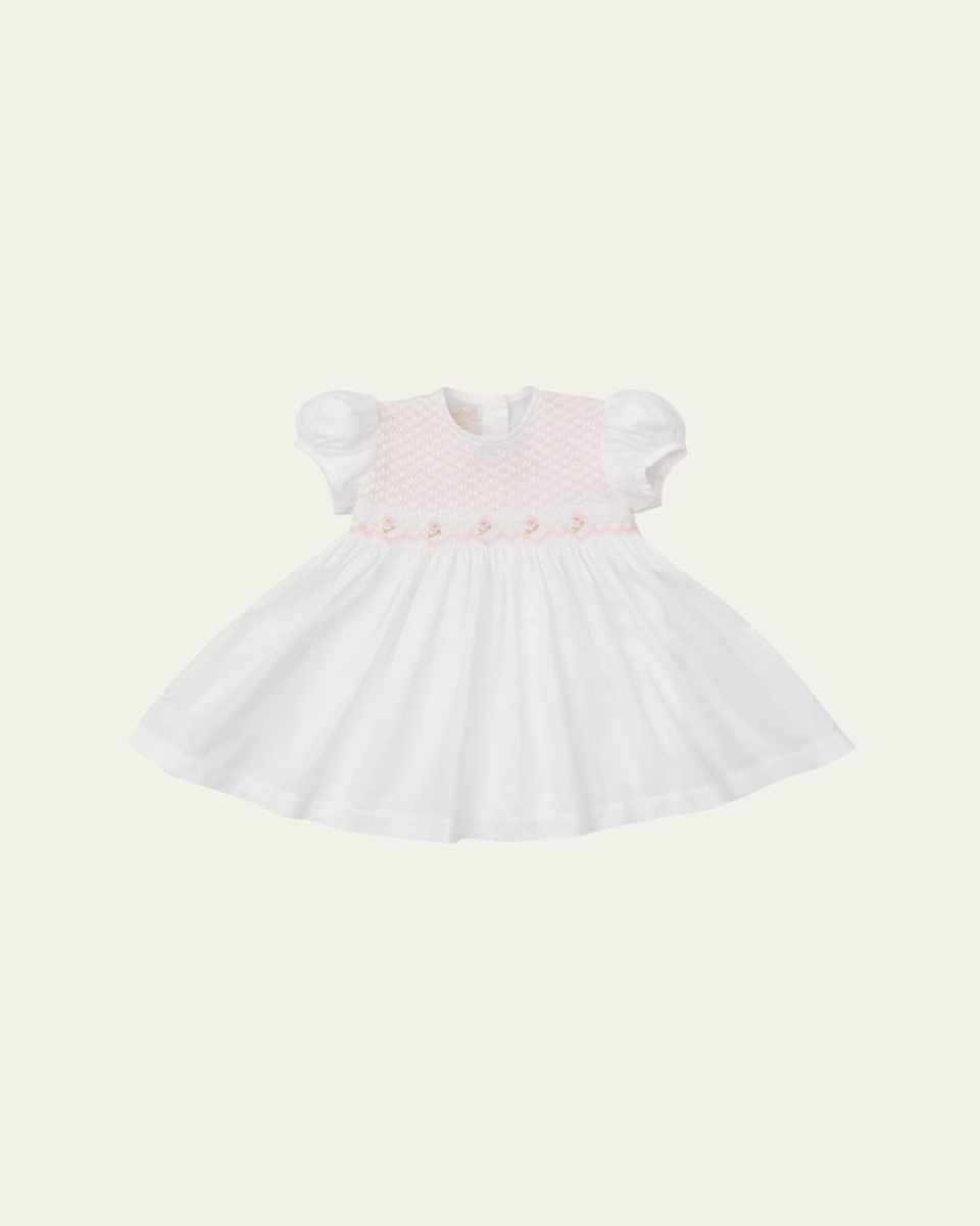 Girl's Elegance Smocked Dress, Newborn-18